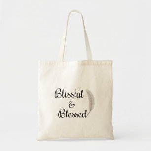 至福と禅のエンジェルフェザーbeige tote トートバッグ