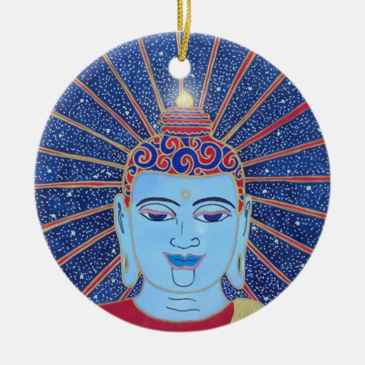 至福のオーナメントの光線 セラミックオーナメント (正面)