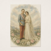 至福のカールとジータのカトリック結婚式祈りのギフト (正面)