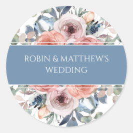 至福のフローラエレガント、封筒用シール/お願い ラウンドシール