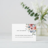 至福のフローラダスティブルーのウェブサイト（またはその他） エンクロージャーカード (スタンド正面)