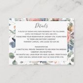 至福のフローラ詳細ダスティブルーと緑 エンクロージャーカード (正面)