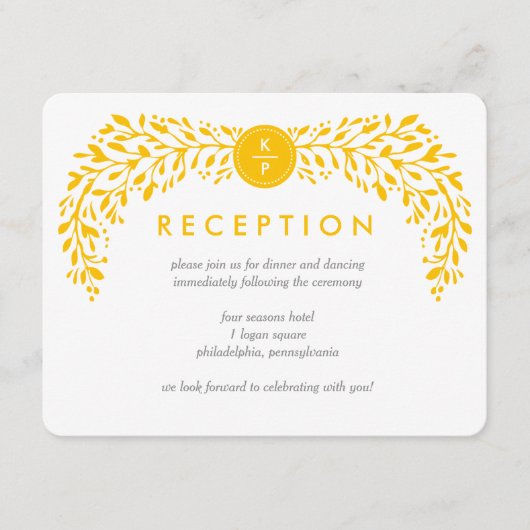 至福のラウレル カラー変更可能 封入カード エンクロージャーカード (正面)