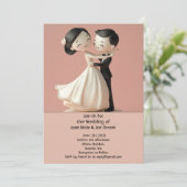 至福のラブ結婚式招待状 招待状 (スタンド正面)