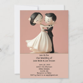 至福のラブ結婚式招待状 招待状