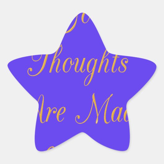 至福のリフレクション:愛の良い思い 星シール (正面)