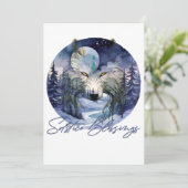 至福の冬至 オオカミの月光の森 シーズンカード (スタンド正面)