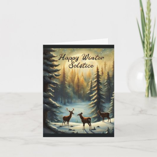 至福の冬至 &  異端者への挨拶 カード (正面)