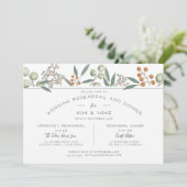 至福の恵みの植物学結婚のリハーサル 招待状 (スタンド正面)