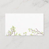 至福の枝のテーブルエスコート プレイスカード (裏面)