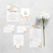 至福の枝の結婚式RSVP 出欠カード