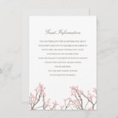 至福の枝結婚の挿入 エンクロージャーカード (正面/裏面)