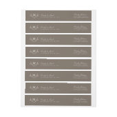 至福の枝結婚の ラップアラウンドラベル (シート)