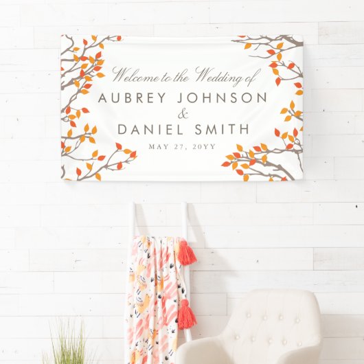 至福の枝結婚の 横断幕 (インサイチュ)