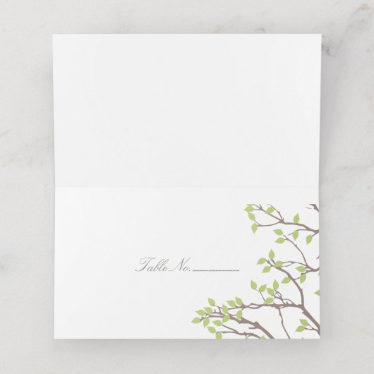 至福の枝 プレイスカード (内部開封)