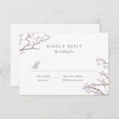 至福の枝RSVP 出欠カード (正面/裏面)