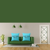 至福の眠りと猫ペットパーソナライズされたブルー クッション