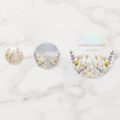 至福の開花結婚のテーブル紙吹雪 コンフェッティ (正面)