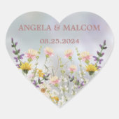 至福の開花結婚ズ ハートシール (正面)