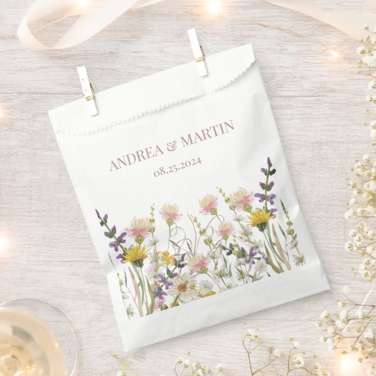 至福の開花結婚ズ フェイバーバッグ (クリップ留めされた状態)