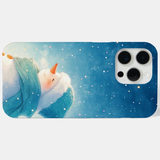 至福の雪だるま Case-Mate iPhoneケース (裏面 (横))