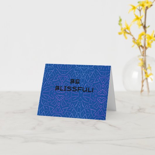 至福を祈る カード (黄色い花)