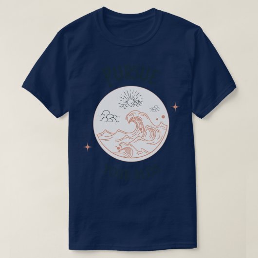 至福を追求する Tシャツ (デザイン正面)