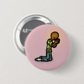 至福ボタン 缶バッジ (正面&裏面)