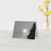 至空白のSun II (メッセージを内部に追加) Ca カード (黄色い花)