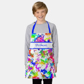 至絵を描所 エプロン (着用した状態)