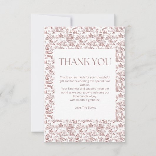 至近距離のサンキューカード サンキューカード (正面)