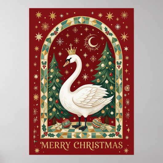 至高の白鳥のクリスマス ポスター (正面)