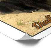 致命的で狂った、獰猛なハニーバッジャープリント ポスター (角)