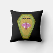 致命的なエジプトのコブラ枕 クッション (裏面)