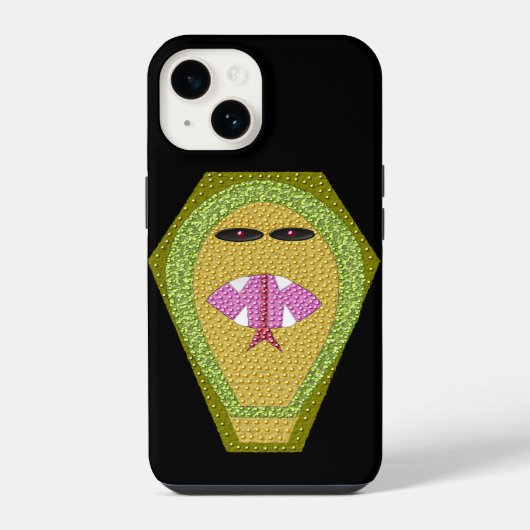 致命的なエジプトコブラ iPhoneケース (裏面)