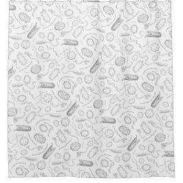 致命的なデザイン シャワーカーテン