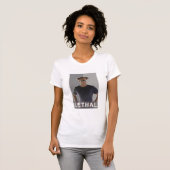 致命的な女性のタンク Tシャツ (正面フル)