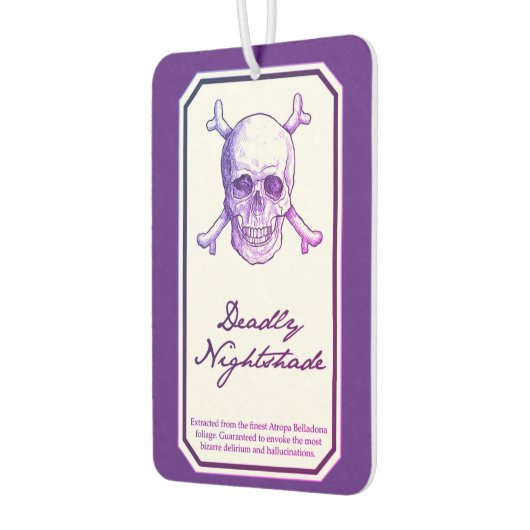 致命的な日陰の空気清浄剤 カーエアーフレッシュナー (左)