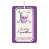 致命的な日陰の空気清浄剤 カーエアーフレッシュナー (裏面)