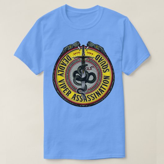 致命的な暴力団暗殺部隊 Tシャツ (デザイン正面)