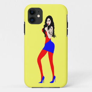 ♔♥°・致命的な熱い吸血鬼の女の子iPhone 5ケース・°♥♔ iPhone 11 ケース