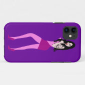 ♔♥°・致命的な熱い吸血鬼の女の子iPhone 5ケース・°♥♔ Case-Mate iPhoneケース (裏面(横))