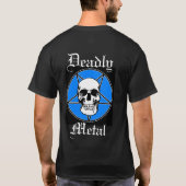 致命的な金属Tシャツ Tシャツ (裏面)
