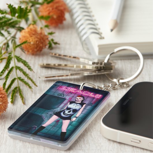 致死性ゴシックの少女 キーホルダー (正面右)