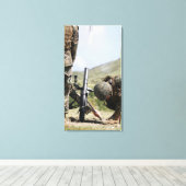 臼砲を直接発射する方法 キャンバスプリント (インサイチュ (ウッドフロア))