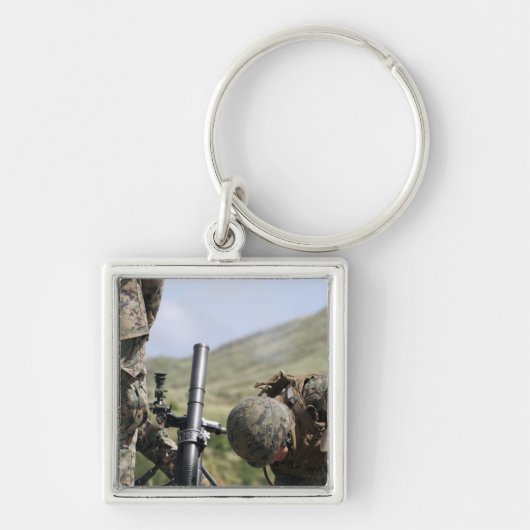 臼砲を直接発射する方法 キーホルダー (正面)