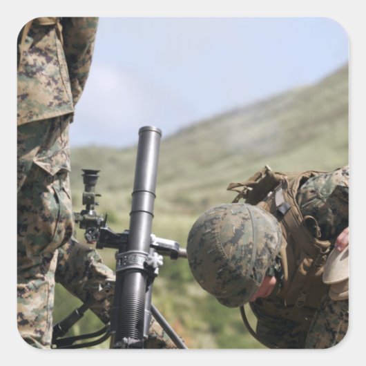 臼砲を直接発射する方法 スクエアシール (正面)