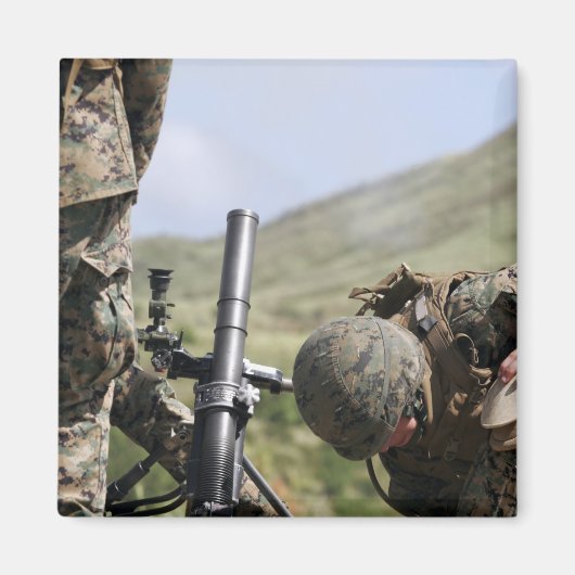 臼砲を直接発射する方法 マグネット (正面)