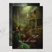 興ストップ奮する 招待状 (正面/裏面)