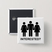 興味があるか。 缶バッジ (正面&裏面)